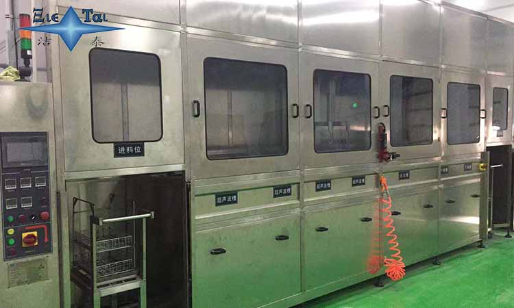 潔泰自動(dòng)龍門機(jī)械臂超聲波清洗機(jī)